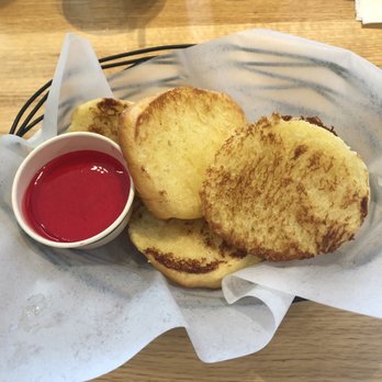 Liliha Bakery - Ala Moana - The delish butter rolls with the pretty red jelly - Breakfast & Brunch Near Me - Honolulu, Hawaii