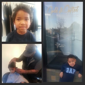 Gold & Gifted - My lil man happy as can be with his new haircut. No More Fro! - Barbers Near Me - Berkeley, California Gold & Gifted - My lil man happy as can be with his new haircut. No More Fro! - Barbers Near Me - Berkeley, California