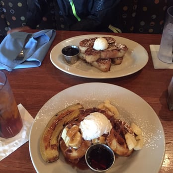 3 Squares Restaurant - Killer banana waffle and French toast - American Near Me - Maple Grove, Minnesota