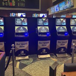 Bellagio Sports Book - Self kiosks