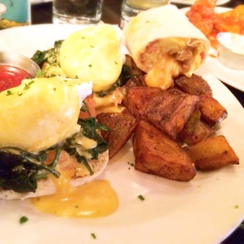 Tavern29 - Florentine Benedict and half a breakfast burrito. Yes, I was hungry - May 2015 - Breakfast & Brunch Near Me - New York, New York Tavern29 - Florentine Benedict and half a breakfast burrito. Yes, I was hungry - May 2015 - Breakfast & Brunch Near Me - New York, New York
