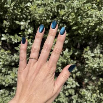 Glamicure - Gel X fill - galaxy cat eye by Ellie - Nail Salons Near Me - Los Angeles, California Glamicure - Gel X fill - galaxy cat eye by Ellie - Nail Salons Near Me - Los Angeles, California