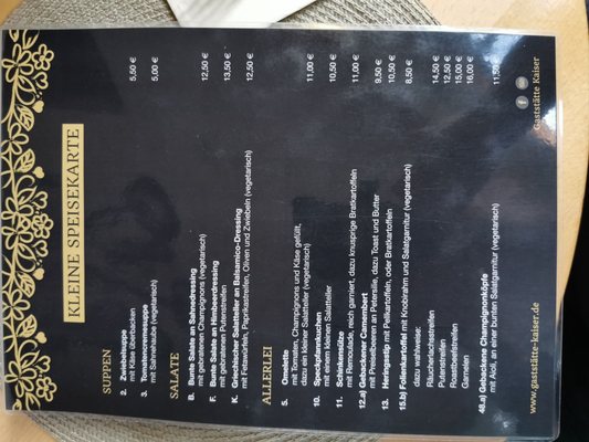 Menu photo 1 Gaststätte Kaiser Leverkusen, NW