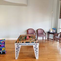 Beaches Pediatrics - Lobby, the train set is cute.