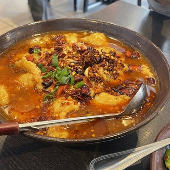 Spices - Fish Fillet Bowl with Flaming Red Oil - Szechuan Near Me - San Francisco, California Spices - Fish Fillet Bowl with Flaming Red Oil - Szechuan Near Me - San Francisco, California