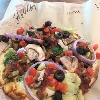 MOD Pizza - Mini- kid size-4 slices (pesto sauce) - Fast Food Near Me - Santa Rosa, California