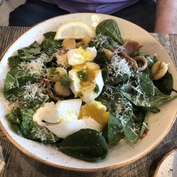 The Aussie Grind - gnocchi -  we broke the egg first - look at these eggs, perfectly cooked! - Cafes Near Me - Frisco, Texas