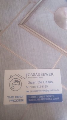 Casas Sewer