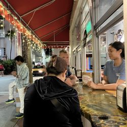 La Sandwicherie - Miami Beach - Brazilian Beauty makes ordering a pleasure. Get on the line in front to order...or order online!
