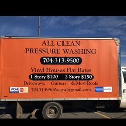 All Clean Pressure Washing - MY BIG ORANGE TRUCK