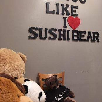 Sushi Bear - Cute bears at the waiting area in the front - Sushi Bars Near Me - Tustin, California