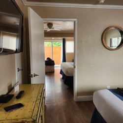 Rio Sands Hotel - Front room has TV and door to separate rooms