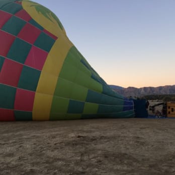 Fantasy Balloon Flights - Inflating one of the balloons - Hot Air Balloons Near Me - Indian Wells, California Fantasy Balloon Flights - Inflating one of the balloons - Hot Air Balloons Near Me - Indian Wells, California