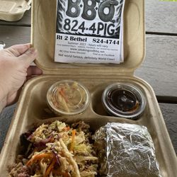 Smokin' Good BBQ - Korean Pulled Pork , Korean slaw , Corn Bread
