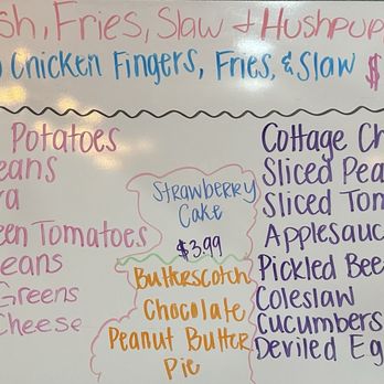 Grammie’s Home Cookin’ - Daily Specials - Comfort Food Near Me - Smiths Grove, Kentucky