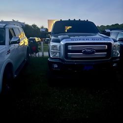 Stardust Drive-In Theatre - Our view from our van