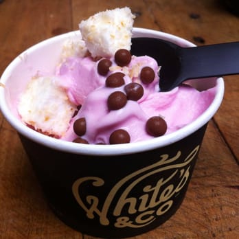 White's & Co. - Berry Froyo with Toasted Coconut Marshmallows & Chocolate Pearls - Ice Cream & Frozen Yogurt Near Me - Britomart, AUK White's & Co. - Berry Froyo with Toasted Coconut Marshmallows & Chocolate Pearls - Ice Cream & Frozen Yogurt Near Me - Britomart, AUK