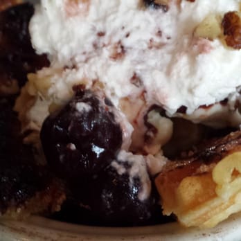 Good Luck Restaurant - Waffle sundae - New American Near Me - Rochester, New York Good Luck Restaurant - Waffle sundae - New American Near Me - Rochester, New York