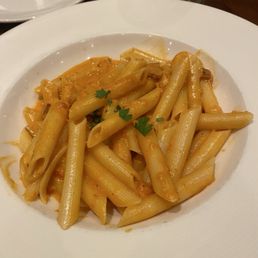 Gluten free pasta with vodka sauce