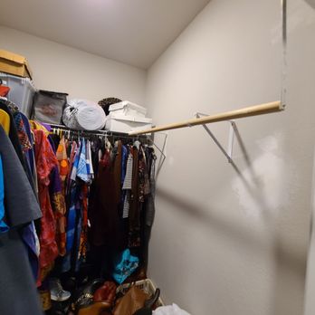 Metro Landscaping & Construction - Max repaired the drywall holes and replaced the pole, secured to the wall - General Contractors Near Me