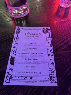 Menu photo 1 Viridian Oakland, CA Menu photo 1 Viridian Oakland, CA