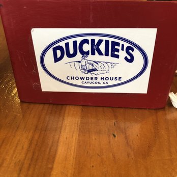 Duckie's Chowder House - Seafood Near Me - Cayucos, California