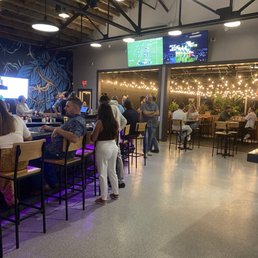 Spacious bar area Spacious bar area