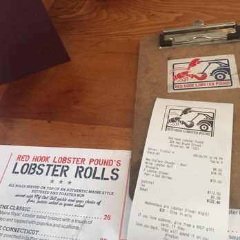 Red Hook Lobster Pound - Receipt for party of 3 - Seafood Near Me - Brooklyn, New York Red Hook Lobster Pound - Receipt for party of 3 - Seafood Near Me - Brooklyn, New York