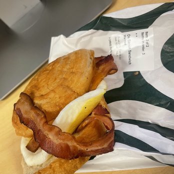 Starbucks - Double bacon sandwich - Coffee & Tea Near Me - Van Nuys, California Starbucks - Double bacon sandwich - Coffee & Tea Near Me - Van Nuys, California