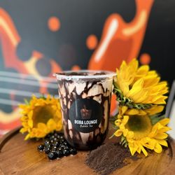 Boba Lounge - Chocolate Milk Tea with Oreo Crumb!