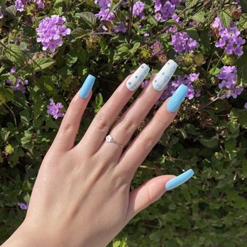 @ Nails - Light blue full set acrylic nails - Nail Salons Near Me - San Luis Obispo, California @ Nails - Light blue full set acrylic nails - Nail Salons Near Me - San Luis Obispo, California