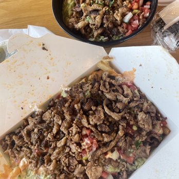 Brick and Flour - Al Pastor Bowl and Al pastor fries - Mexican Near Me - Glendale, California Brick and Flour - Al Pastor Bowl and Al pastor fries - Mexican Near Me - Glendale, California