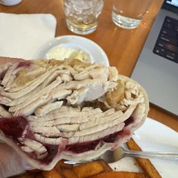 Perfect turkey wrap.