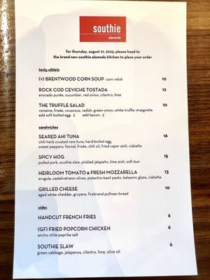 Menu photo 4 Southie Alameda, CA Menu photo 4 Southie Alameda, CA