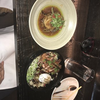 Double Knot - Top: Fish  Japanese Scallop Bottom: Meat  Duck Bibimbap* - Sushi Bars Near Me - Philadelphia, Pennsylvania