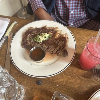 Supper - This was the ribeye. It was so good! - New American Near Me - San Antonio, Texas