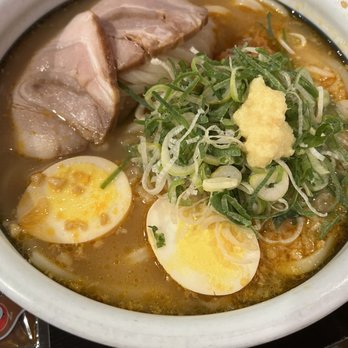 Marugame Udon - Tonkotsu with an added egg. - Japanese Near Me - Costa Mesa, California Marugame Udon - Tonkotsu with an added egg. - Japanese Near Me - Costa Mesa, California