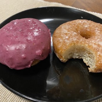 Donut Farm - Blueberry Donut and Plain Glazed - Donuts Near Me - Berkeley, California Donut Farm - Blueberry Donut and Plain Glazed - Donuts Near Me - Berkeley, California