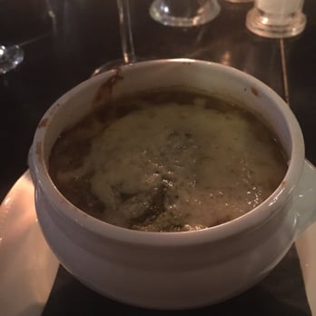 Bo'Vine Meats & Wines - French onion soup with a cheesy crouton. - Wine Bars Near Me - Glasgow, GLG