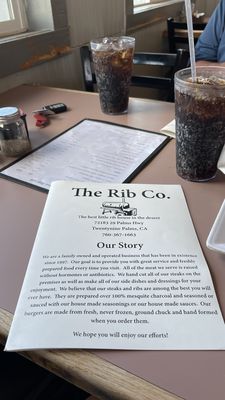 Menu photo 1 The Rib Co. Twentynine Palms, CA Menu photo 1 The Rib Co. Twentynine Palms, CA