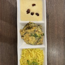 ADDA Bengali Kitchen and Catering - Sujir Halwa Egg Omelette Aloo Vaji