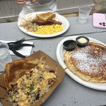 Daps Breakfast & Imbibe - The Standard - Full Order, Breakfast Plate, The OG Pancake - Breakfast & Brunch Near Me - Charleston, South Carolina