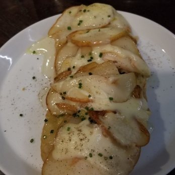 Bundok - Grilled pear tartine @ Bündok - Canadian (New) Near Me - Edmonton, Alberta