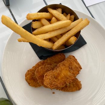 Toast Kitchen & Bar - Kids Chicken Tender with French Fries - Breakfast & Brunch Near Me - Brea, California Toast Kitchen & Bar - Kids Chicken Tender with French Fries - Breakfast & Brunch Near Me - Brea, California