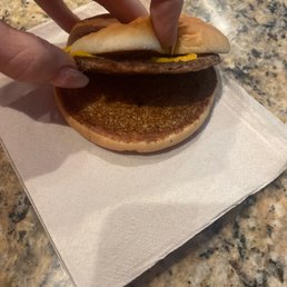 Paper thin hamburgers