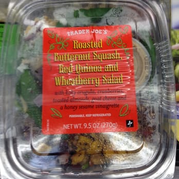 Trader Joe's - My new fav TJ salad: low cal & fat with 10g of protein and 7g of fiber! - Grocery Near Me - Ventura, California Trader Joe's - My new fav TJ salad: low cal & fat with 10g of protein and 7g of fiber! - Grocery Near Me - Ventura, California
