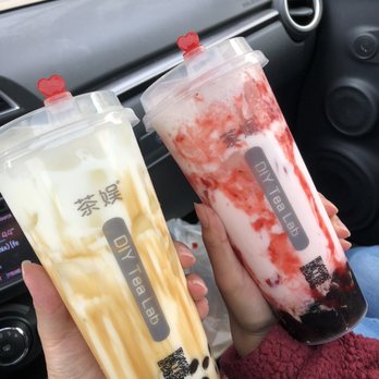 DIY Tea Lab - Newcastle - Brown Sugar Fresh Milk and strawberry fresh milk - Bubble Tea Near Me - Newcastle, Washington DIY Tea Lab - Newcastle - Brown Sugar Fresh Milk and strawberry fresh milk - Bubble Tea Near Me - Newcastle, Washington