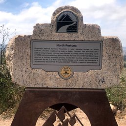 North Fortuna Mountain marker