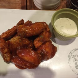 The Rib Shack - Buffalo Wings. Yummy even without the dip!