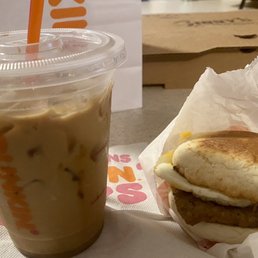 New Iced Tiger Latte and Turkey Sausage Egg and Cheese with English Muffin New Iced Tiger Latte and Turkey Sausage Egg and Cheese with English Muffin